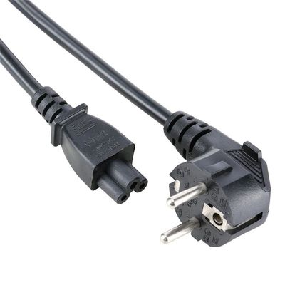 গুণ  EU VDE Power Cord Black Home Appliance Laptop Extension Cable কারখানা
