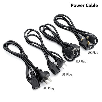 গুণ  IEC Female AC Power Extension Cord OEM 6A 250V Camera Power Cable কারখানা